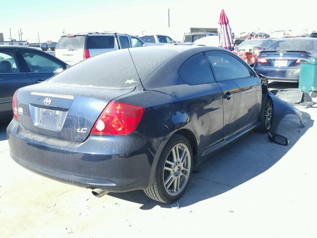 JTKDE177660127493 - 2006 TOYOTA SCION TC BLUE photo 4