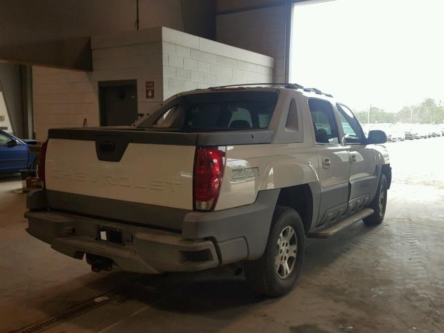 3GNEK13T12G306447 - 2002 CHEVROLET AVALANCHE WHITE photo 4