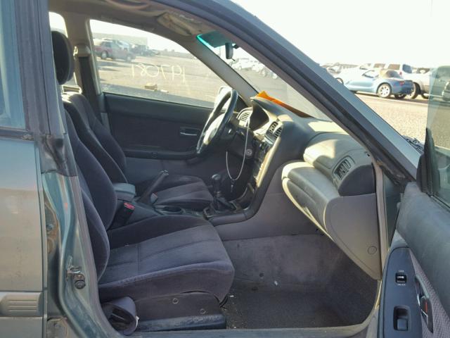 4S3BH635136303964 - 2003 SUBARU LEGACY L GREEN photo 5