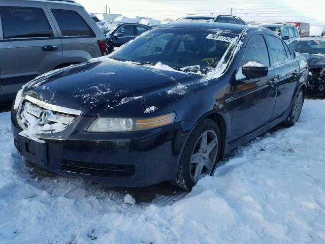 19UUA66254A035824 - 2004 ACURA TL BLACK photo 2