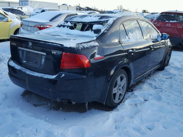 19UUA66254A035824 - 2004 ACURA TL BLACK photo 4