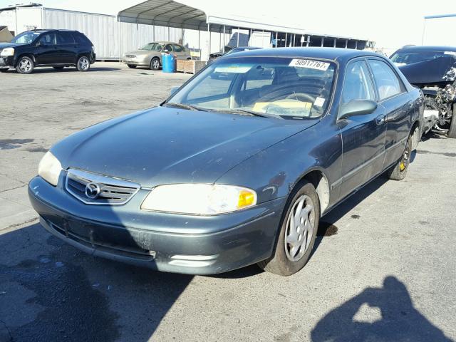 1YVGF22C7Y5101643 - 2000 MAZDA 626 ES GREEN photo 2