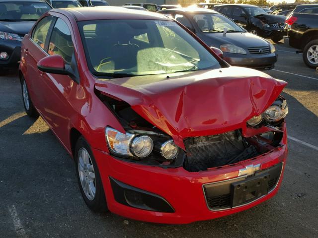 1G1JC5SH4C4195781 - 2012 CHEVROLET SONIC LT RED photo 1