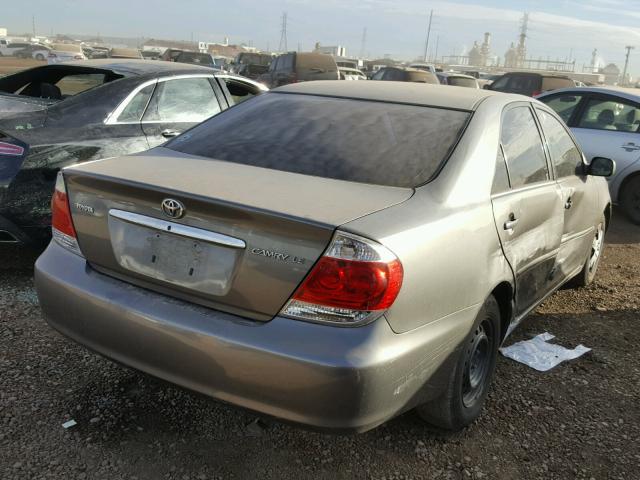 4T1BE32K05U966371 - 2005 TOYOTA CAMRY LE GRAY photo 4
