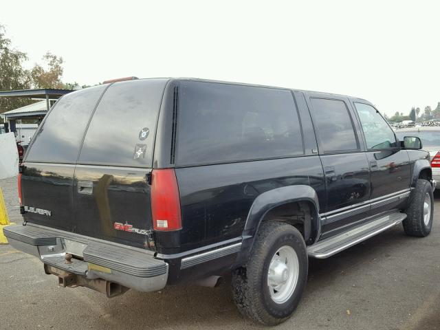 1GKGK26N1SJ711747 - 1995 GMC SUBURBAN K BLACK photo 4