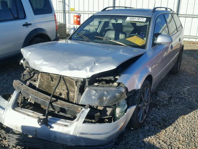 WVWCE63B35E131416 - 2005 VOLKSWAGEN PASSAT GLS SILVER photo 2