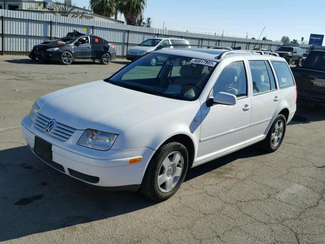 WVWSK61J82W530567 - 2002 VOLKSWAGEN JETTA GLS WHITE photo 2