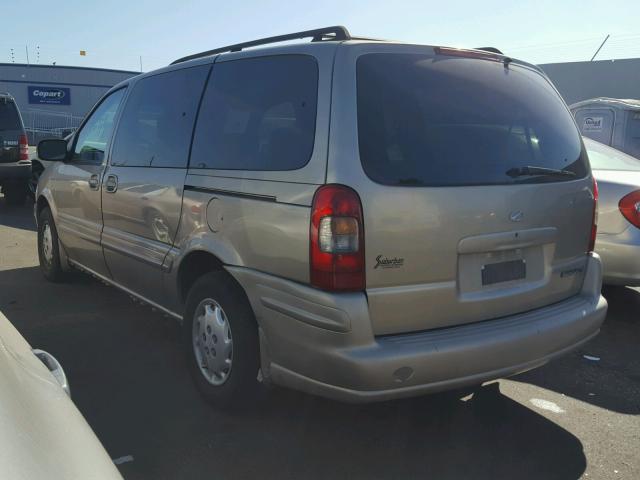 1GHDX03E5YD103871 - 2000 OLDSMOBILE SILHOUETTE BEIGE photo 3