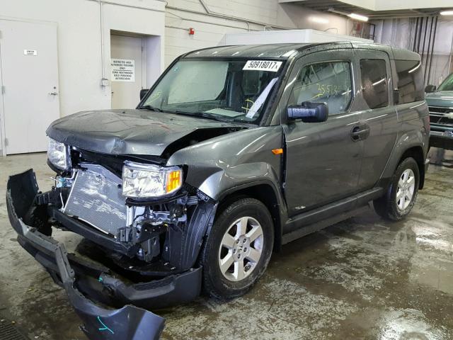 5J6YH1H70BL003866 - 2011 HONDA ELEMENT EX CHARCOAL photo 2