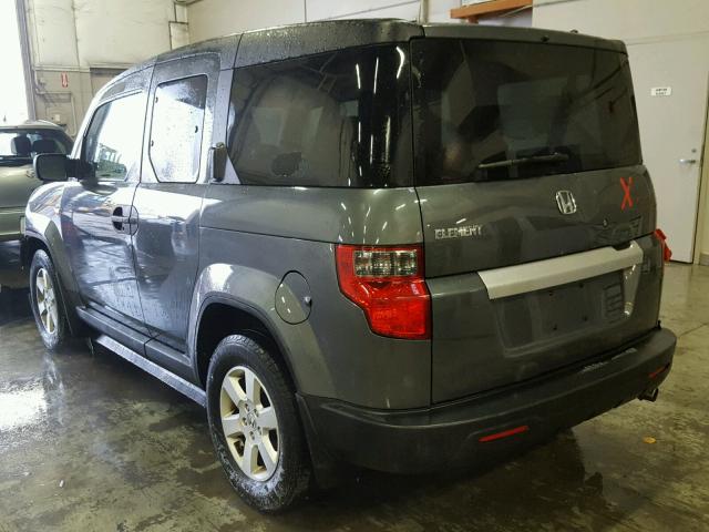 5J6YH1H70BL003866 - 2011 HONDA ELEMENT EX CHARCOAL photo 3