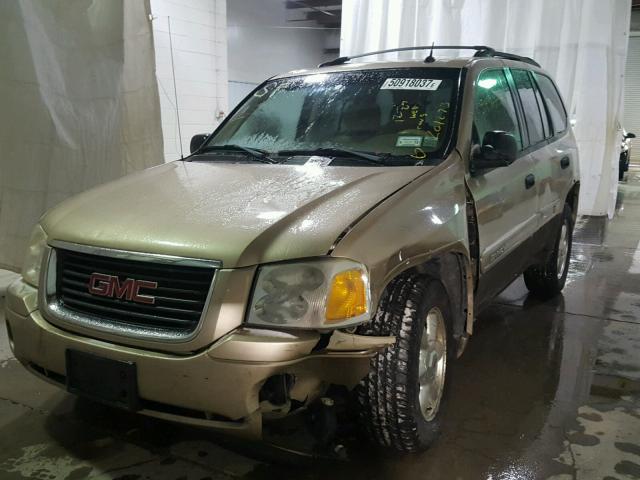 1GKDT13S942308133 - 2004 GMC ENVOY TAN photo 2