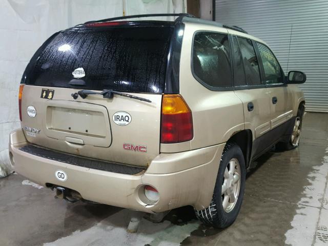 1GKDT13S942308133 - 2004 GMC ENVOY TAN photo 4