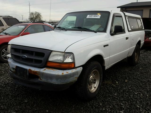 1FTYR10C6YPA57394 - 2000 FORD RANGER WHITE photo 2