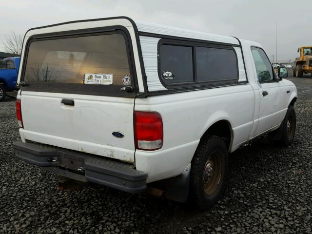 1FTYR10C6YPA57394 - 2000 FORD RANGER WHITE photo 4