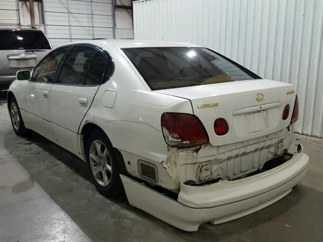 JT8BD69S540194629 - 2004 LEXUS GS 300 WHITE photo 3