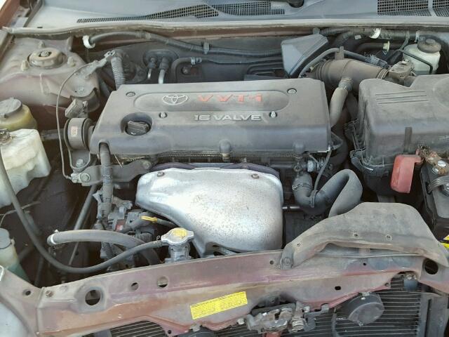 4T1BE32K94U264693 - 2004 TOYOTA CAMRY LE მუქწითელი ფოტო 7
