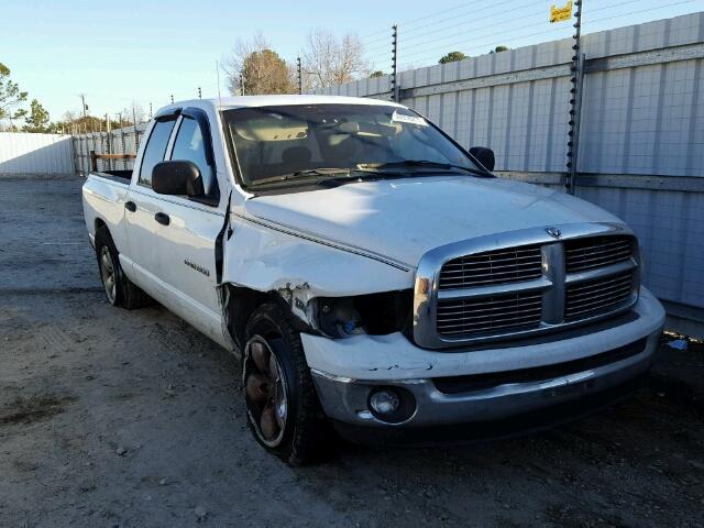 1D7HA18D05S106172 - 2005 DODGE RAM 1500 S WHITE photo 1