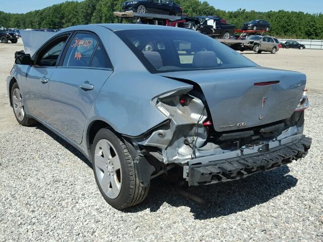 1G2ZG57B294110808 - 2009 PONTIAC G6 GRAY photo 3