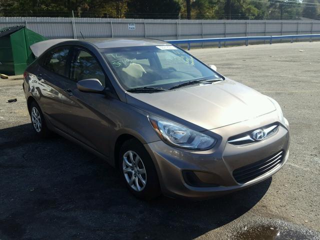 KMHCT4AE3EU639619 - 2014 HYUNDAI ACCENT GLS GRAY photo 1