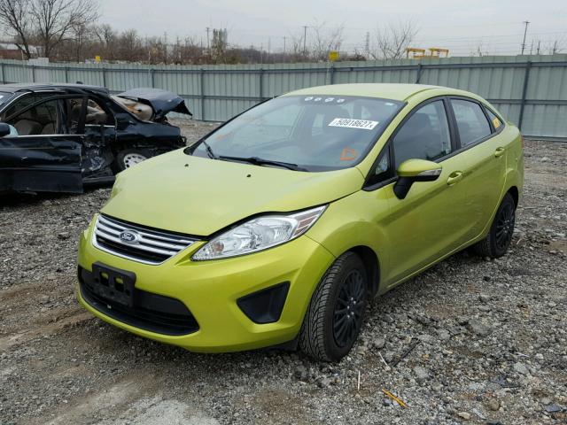 3FADP4BJ3DM207789 - 2013 FORD FIESTA SE GREEN photo 2