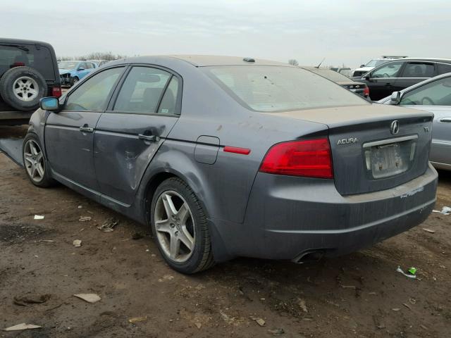 19UUA66264A059419 - 2004 ACURA TL GRAY photo 3