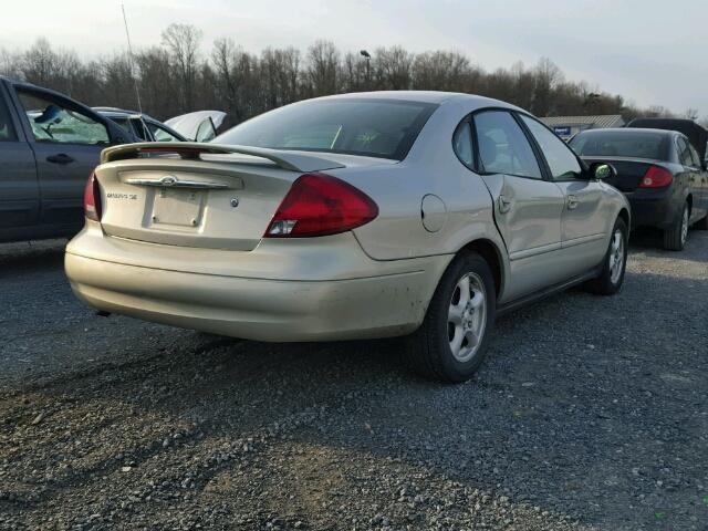 1FAFP53U13G112518 - 2003 FORD TAURUS SE BEIGE photo 4