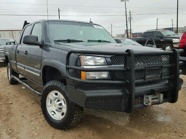 1GCHK23133F103329 - 2003 CHEVROLET SILVERADO BLACK photo 1