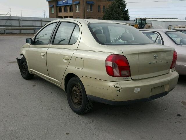 JTDBT123X20220701 - 2002 TOYOTA ECHO GOLD photo 3