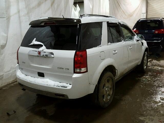 5GZCZ634X6S854588 - 2006 SATURN VUE WHITE photo 4