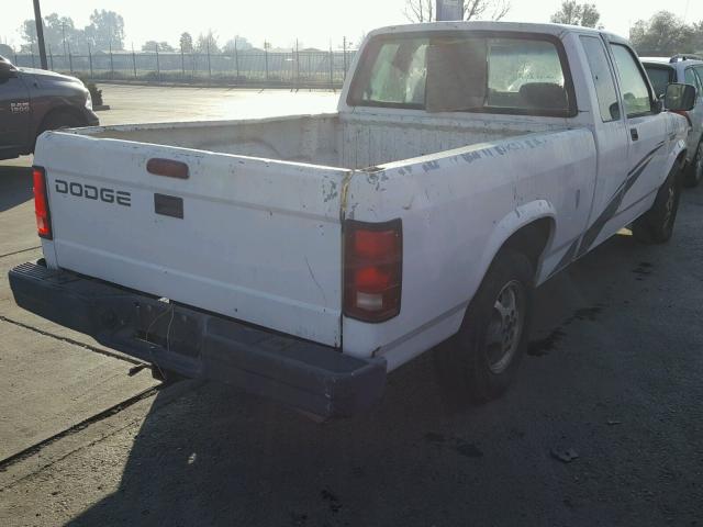 1B7GL23XXTS561857 - 1996 DODGE DAKOTA WHITE photo 4