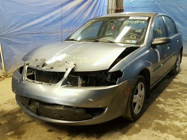 1G8AJ55F67Z204779 - 2007 SATURN ION LEVEL GRAY photo 2