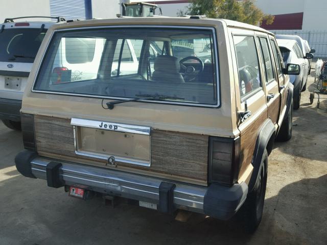 1J4FN78L5KL541690 - 1989 AMERICAN MOTORS WAGONEER L BROWN photo 4