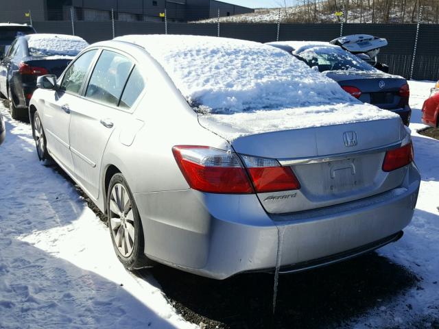 1HGCR2F71DA006636 - 2013 HONDA ACCORD EX GRAY photo 3