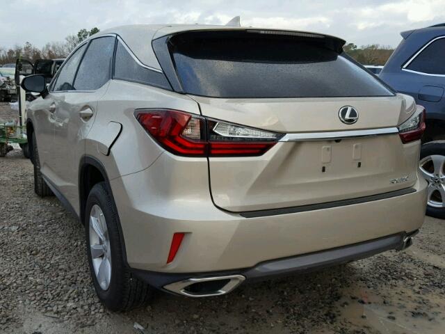 2T2ZZMCA5GC013816 - 2016 LEXUS RX 350 BEIGE photo 3