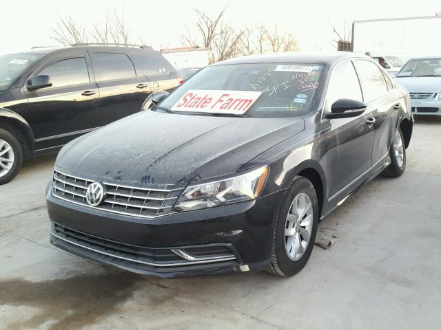 1VWAS7A3XGC041659 - 2016 VOLKSWAGEN PASSAT S შავი ფოტო 2