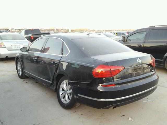 1VWAS7A3XGC041659 - 2016 VOLKSWAGEN PASSAT S შავი ფოტო 3