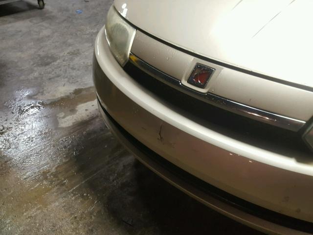 1G8AJ52F94Z137708 - 2004 SATURN ION LEVEL GOLD photo 10