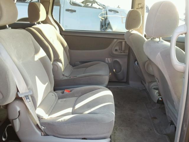 5TDZA23CX5S244829 - 2005 TOYOTA SIENNA CE GRAY photo 6