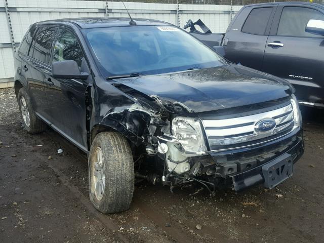 2FMDK36C48BB41352 - 2008 FORD EDGE SE BLACK photo 1