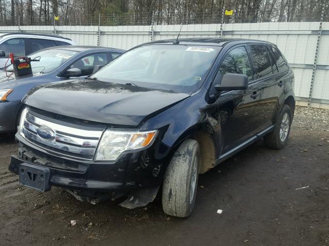 2FMDK36C48BB41352 - 2008 FORD EDGE SE BLACK photo 2