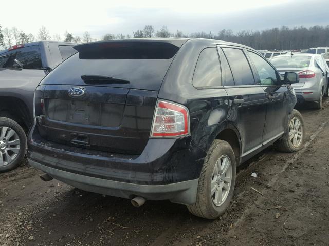 2FMDK36C48BB41352 - 2008 FORD EDGE SE BLACK photo 4