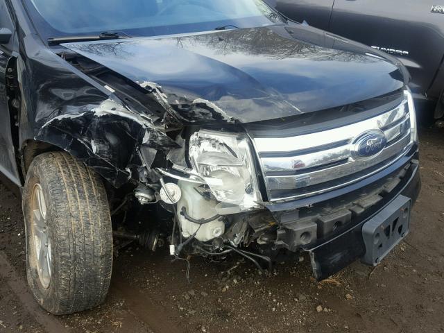 2FMDK36C48BB41352 - 2008 FORD EDGE SE BLACK photo 9