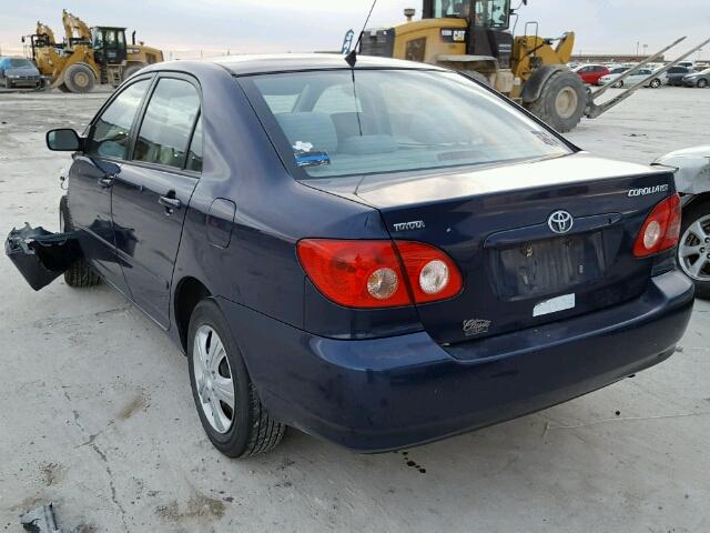 1NXBR32E76Z626411 - 2006 TOYOTA COROLLA CE BLUE photo 3