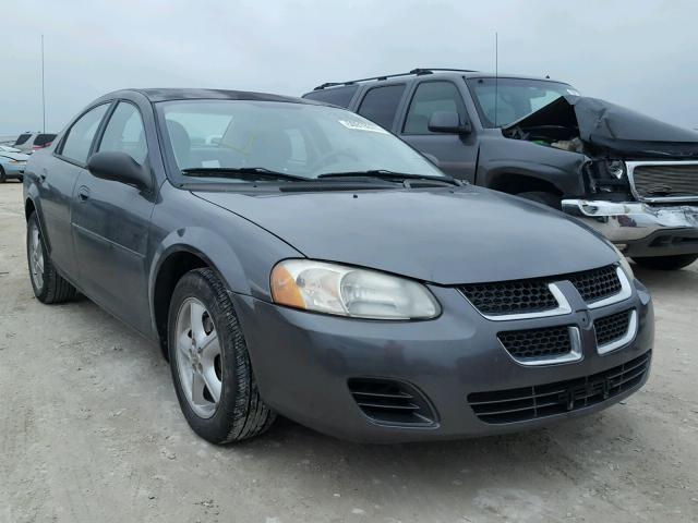 1B3EL46X74N241735 - 2004 DODGE STRATUS SX GRAY photo 1