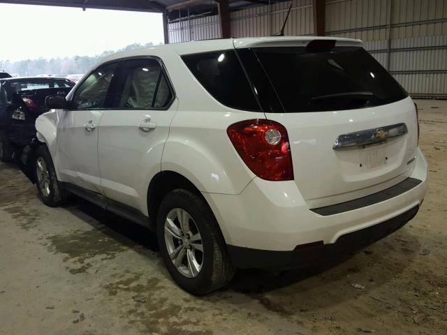 2GNALBEK2D6430666 - 2013 CHEVROLET EQUINOX LS WHITE photo 3