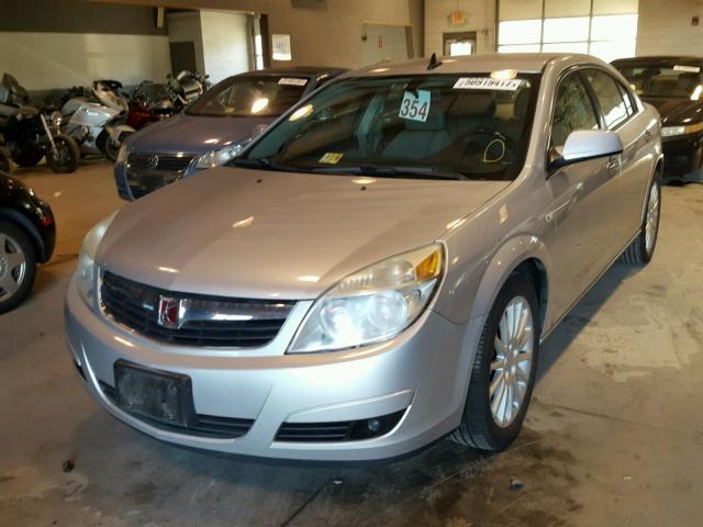 1G8ZX57799F194101 - 2009 SATURN AURA XR SILVER photo 2