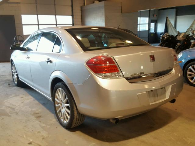 1G8ZX57799F194101 - 2009 SATURN AURA XR SILVER photo 3