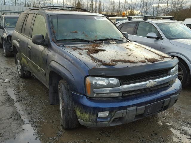 1GNDT13S222225322 - 2002 CHEVROLET TRAILBLAZE BLUE photo 1