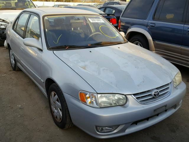 1NXBR12E02Z610355 - 2002 TOYOTA COROLLA CE SILVER photo 1