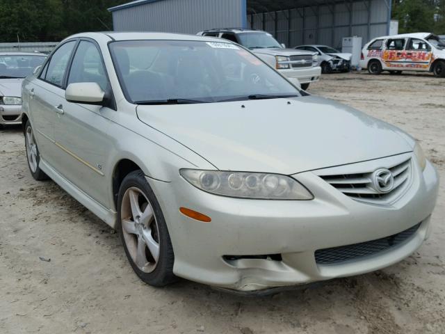 1YVHP80D455M21577 - 2005 MAZDA 6 S BEIGE photo 1